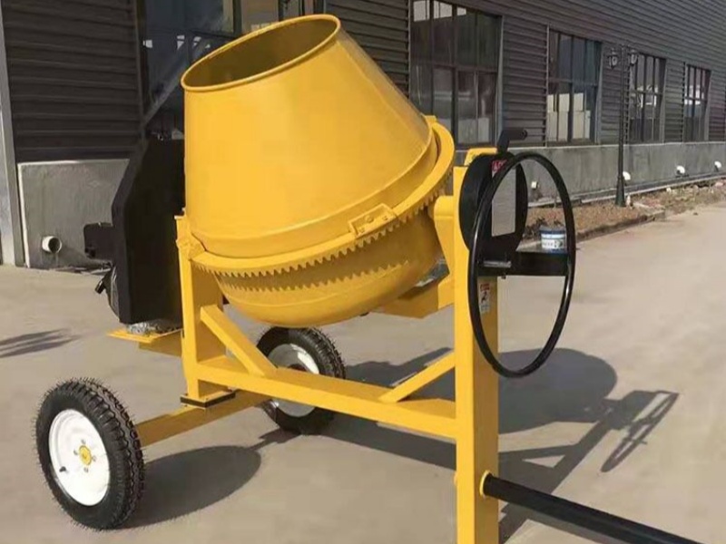Portable concrete mixer