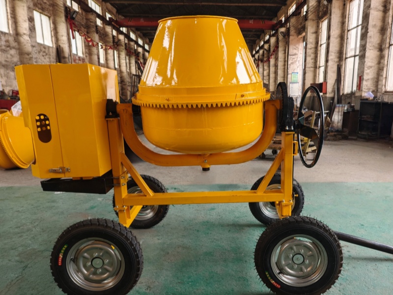 Portable concrete mixer