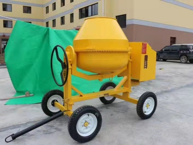 Portable concrete mixer