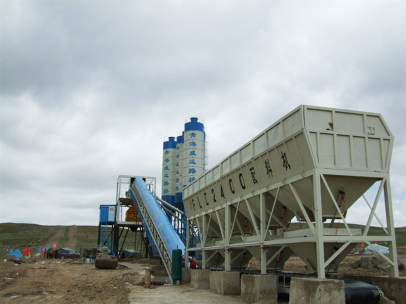 HZS60 concrete batching plant-08