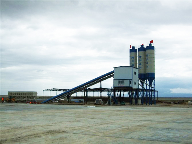 HZS60 concrete batching plant-04