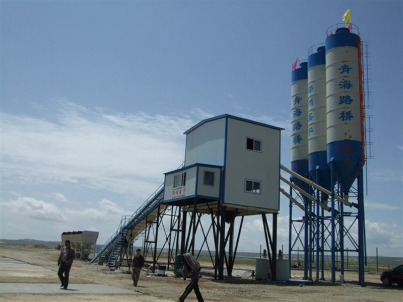 HZS60 concrete batching plant-01