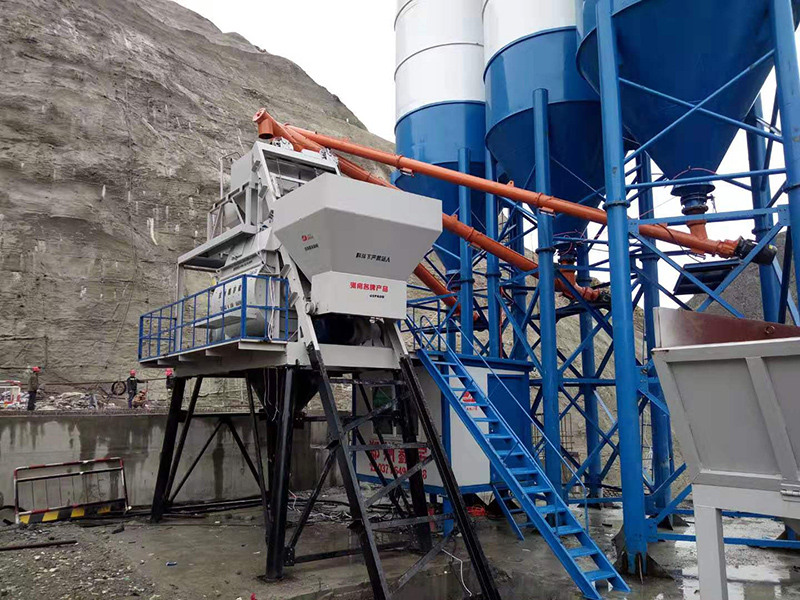 HZS75 concrete batching plant-06