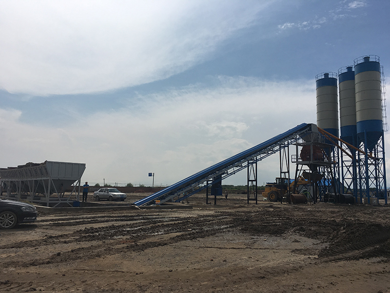 HZS90 concrete batching plant-02