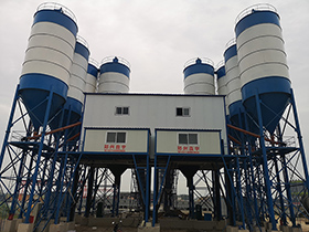 HZS180 concrete batching plant