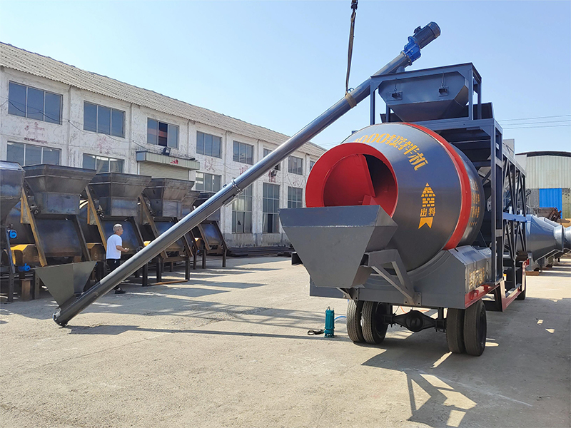 Mobile Concrete Mixing Plant With Drum