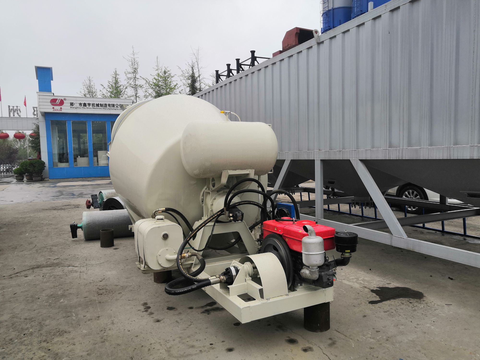 concrete mixer tank