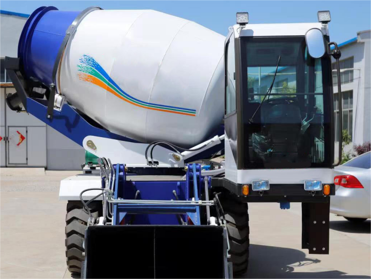 Self Loading Concrete Mixer Truck