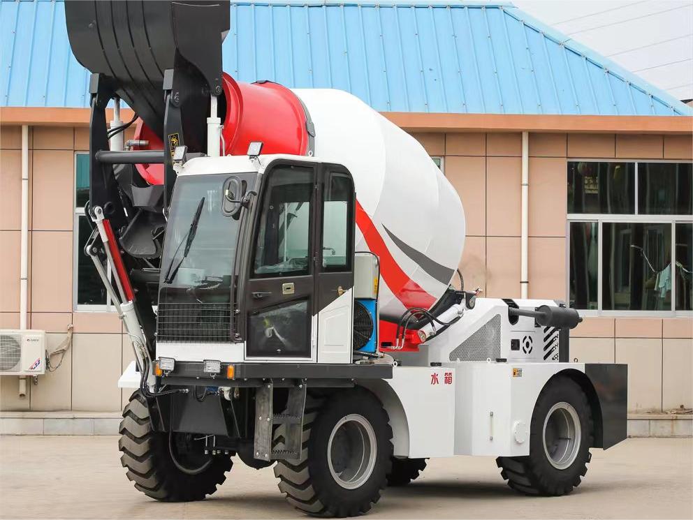 Self Loading Concrete Mixer Truck